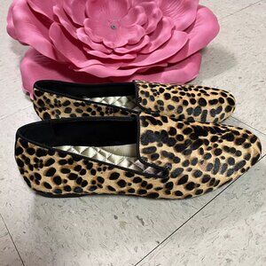BIRDIES Loafers 'The Starling' Calf Hair Cheetah LEOPARD‎ Shoes Animal Print